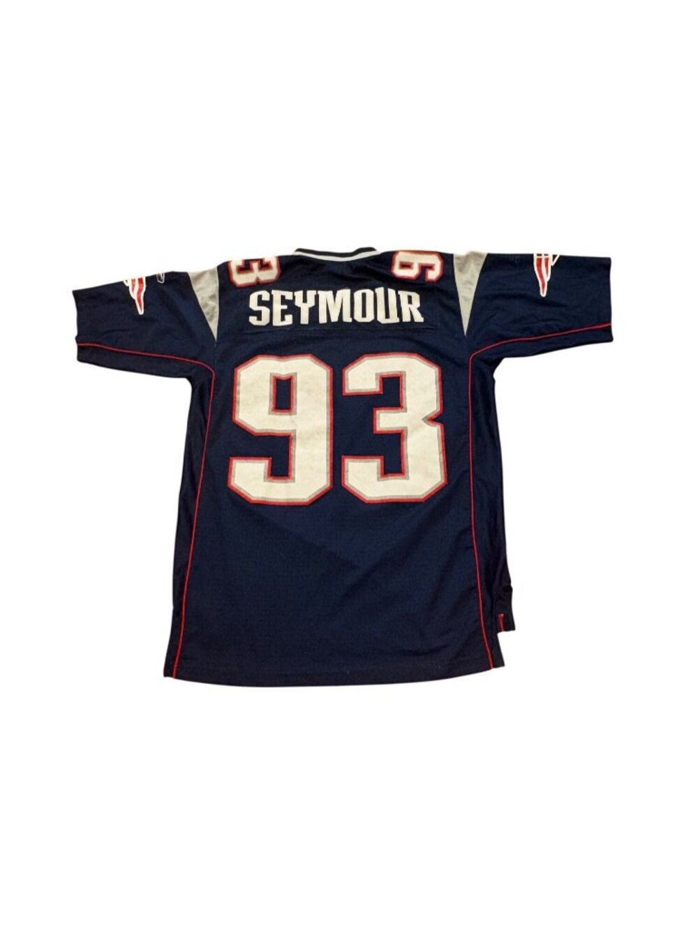 Reebok New England Patriots Richard Seymour #93 NFL Football Jersey Men's Large